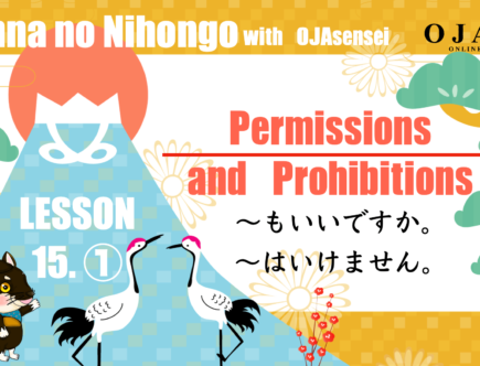 minna no nihongo 15 permissions and prohibitions